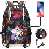 My Little Pony SchoolBag Backpack with USB Charging Port
